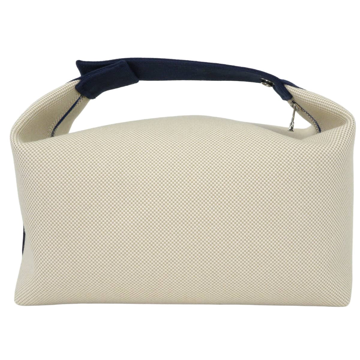 HERMES Handbag Bride a Brac GM Cabriole Gris Perle Toile H Silver HW[BRAND NEW][Authentic]