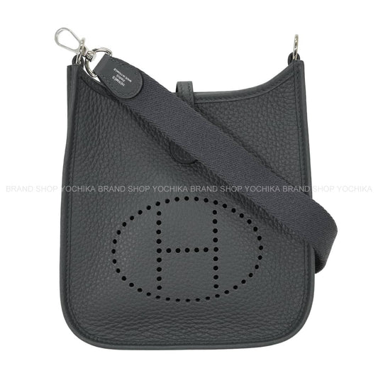 HERMES Shoulder bag Evelyne 16 TPM Ardoise Taurillon Clemence Silver HW Stamp G[BRAND NEW][Authentic]