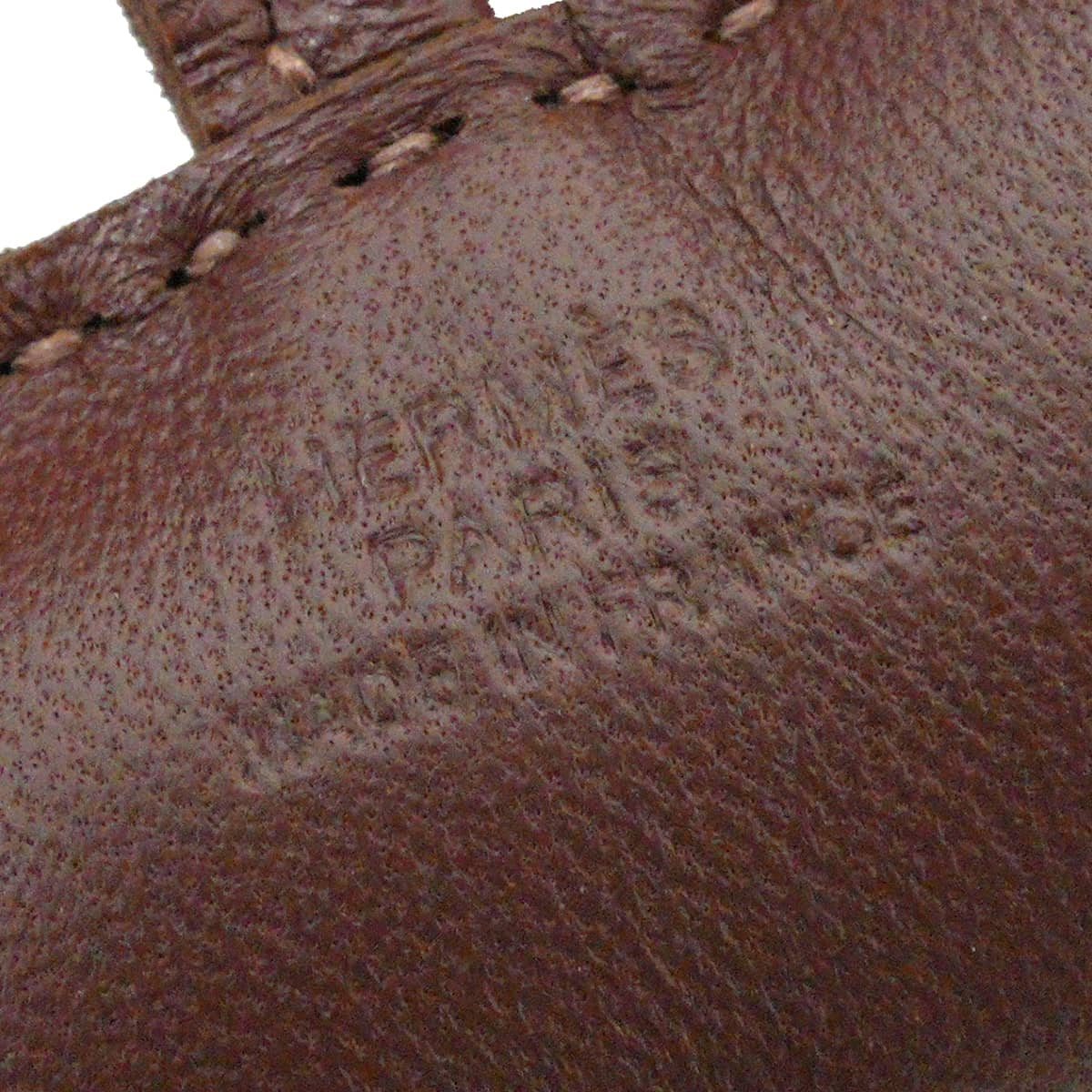 HERMES bag charm Rodeo Robeo Rock PM Studs Terre Agneau Milo Silver HW Stamp G[BRAND NEW][Authentic]