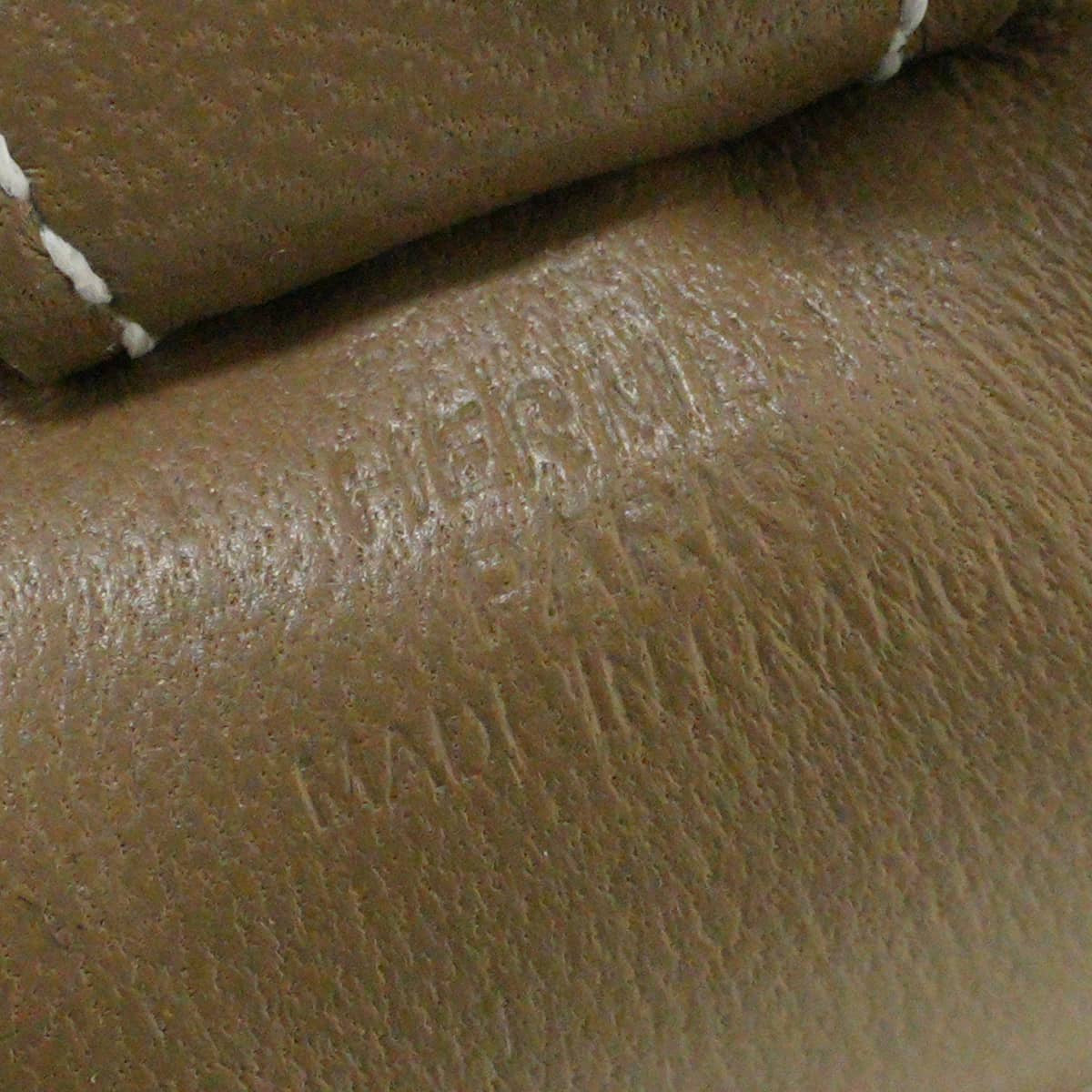 HERMES bag charm Rodeo PM So Etoupe White stitch Etoupe Agneau Milo Stamp G[BRAND NEW][Authentic]