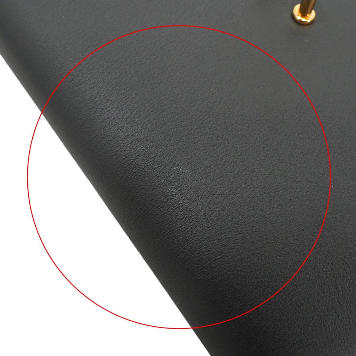 HERMES Notebook cover Carnet Secret with Silky Ancre Notebook Noir (Black) Veau Swift Gold HW Stamp W[EXCELLENT][Authentic]