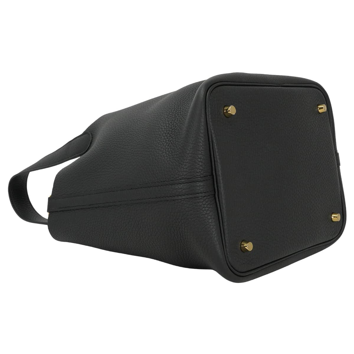 HERMES Handbag Picotin Lock 22 MM Noir (Black) Taurillon Clemence Gold HW Stamp G[BRAND NEW][Authentic]