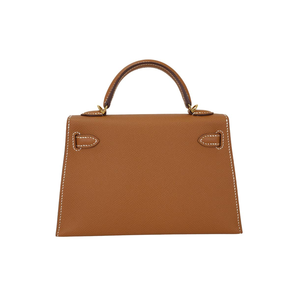[Pre-loved] HERMES Shoulder bag Kelly mini 2 Kelly20 Gold Veau Epsom Gold HW Stamp B[LIKE NEW][Authentic]
