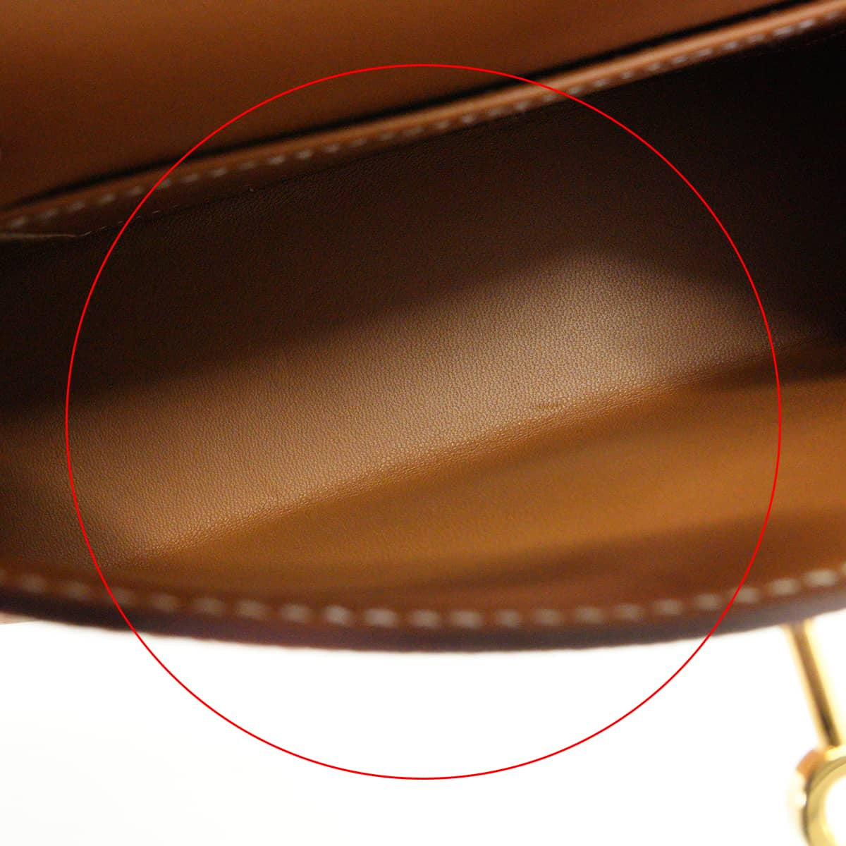 [Pre-loved] HERMES Shoulder bag Kelly mini 2 Kelly20 Gold Veau Epsom Gold HW Stamp B[LIKE NEW][Authentic]