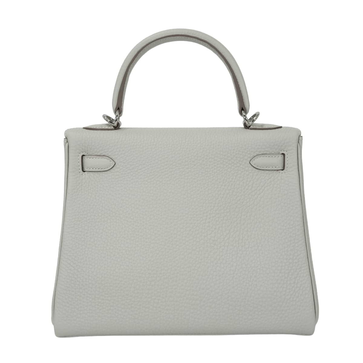 [Pre-loved] HERMES Shoulder bag Kelly25 Retourne Gris Perle Veau Togo Silver HW Stamp U[LIKE NEW][Authentic]