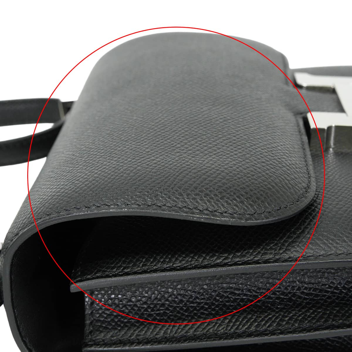 [Pre-loved] HERMES Shoulder bag Constance 3 18 Miroir Noir (Black) Veau Epsom Silver HW Stamp B[LIKE NEW][Authentic]