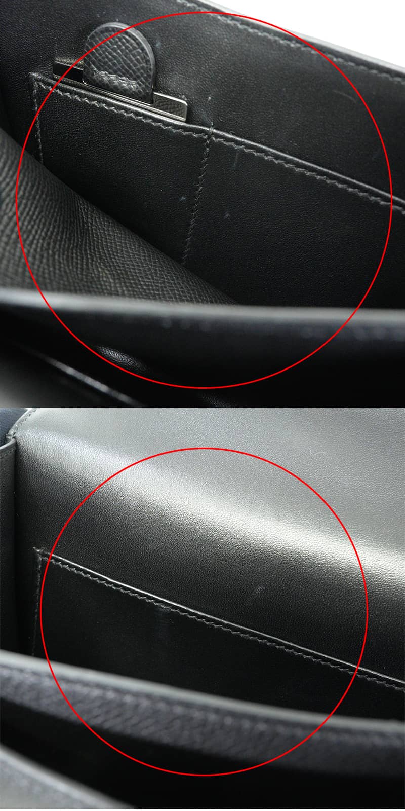 [Pre-loved] HERMES Shoulder bag Constance 3 18 Miroir Noir (Black) Veau Epsom Silver HW Stamp B[LIKE NEW][Authentic]