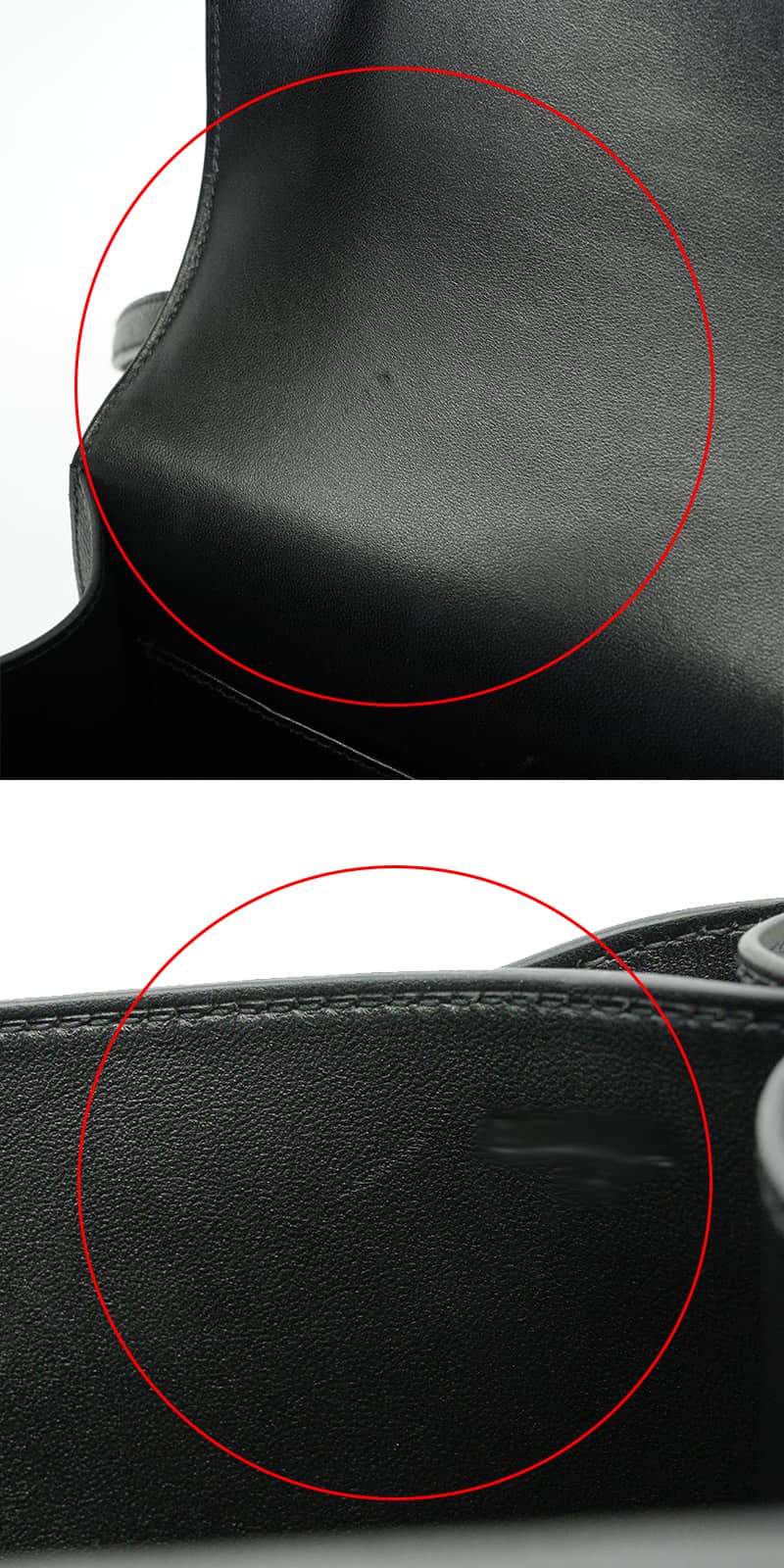 [Pre-loved] HERMES Shoulder bag Constance 3 18 Miroir Noir (Black) Veau Epsom Silver HW Stamp B[LIKE NEW][Authentic]