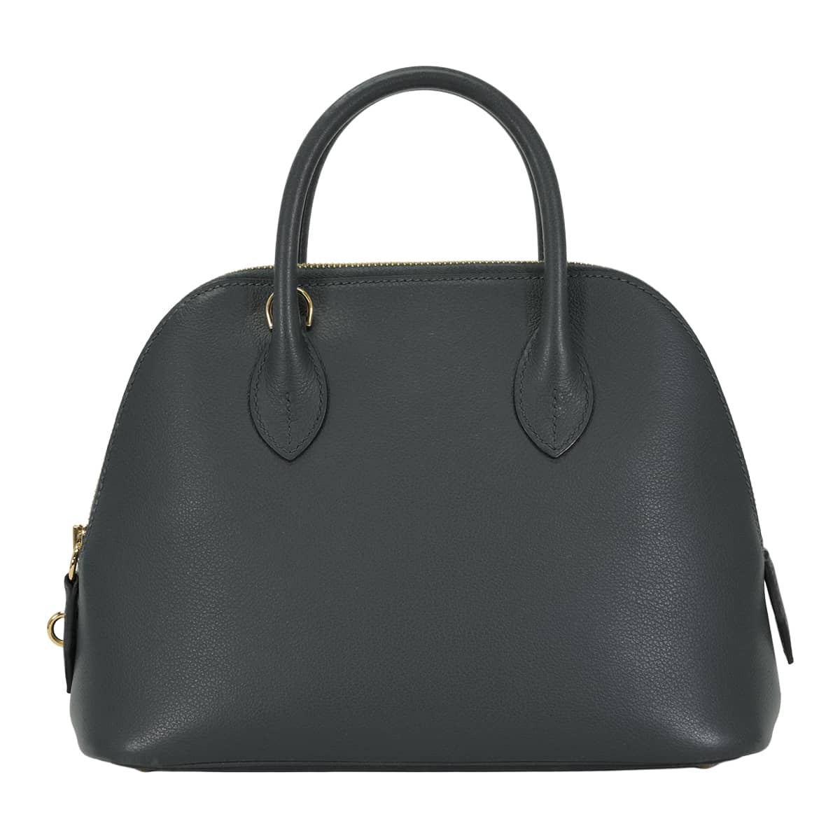 [Pre-loved] HERMES Shoulder bag Bolide1923 25 Verso Gris Misty/Noir (Black) Evercolor Champagne Gold HW Stamp W[LIKE NEW][Authentic]