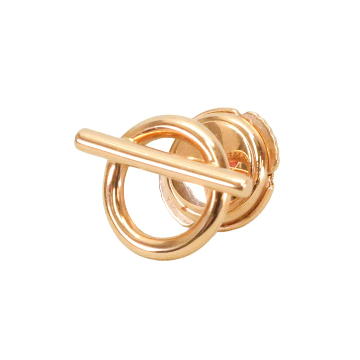 [Pre-loved] HERMES pierced earring Echappe Small PM K18PG[LIKE NEW][Authentic]