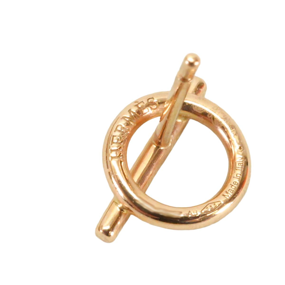 [Pre-loved] HERMES pierced earring Echappe Small PM K18PG[LIKE NEW][Authentic]