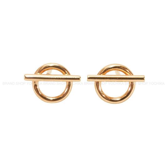 [Pre-loved] HERMES pierced earring Echappe Small PM K18PG[LIKE NEW][Authentic]