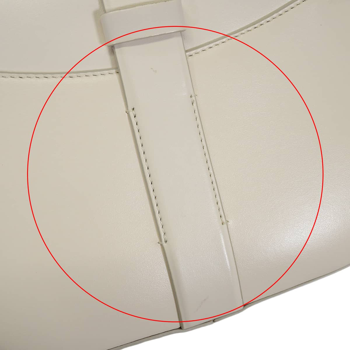 [Pre-loved] 2019AW ROGER VIVIER Handbag Beau Vivier Cream Calf Leather Champagne Gold HW[LIKE NEW][Authentic]