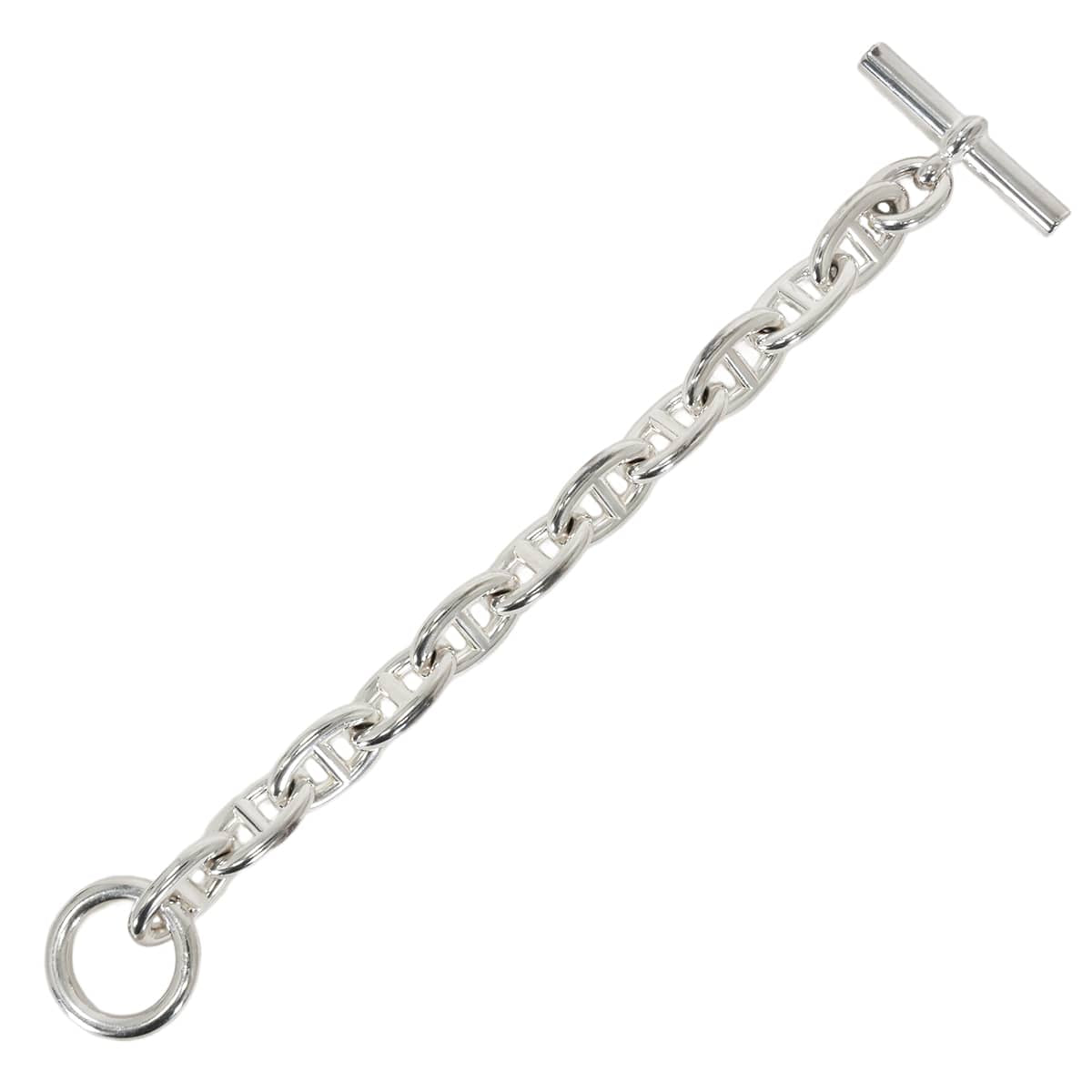 [Pre-loved] HERMES bracelet Chaine D'ancre TGM 11 Links Silver Silver925 (SV925 Ag925)[LIKE NEW][Authentic]