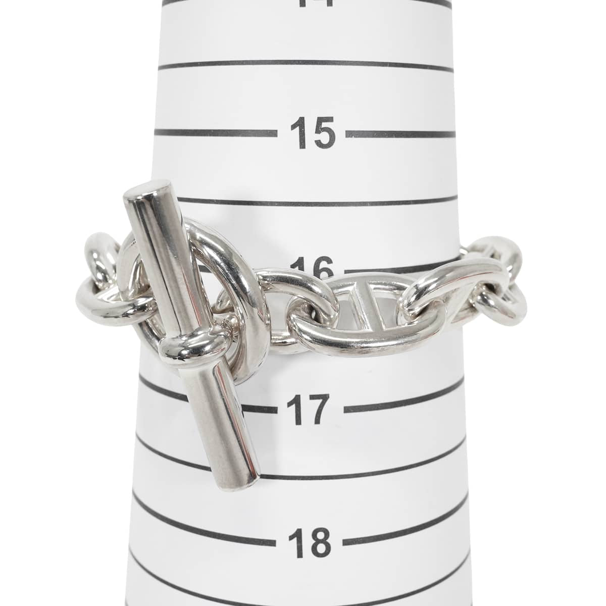 [Pre-loved] HERMES bracelet Chaine D'ancre TGM 11 Links Silver Silver925 (SV925 Ag925)[LIKE NEW][Authentic]