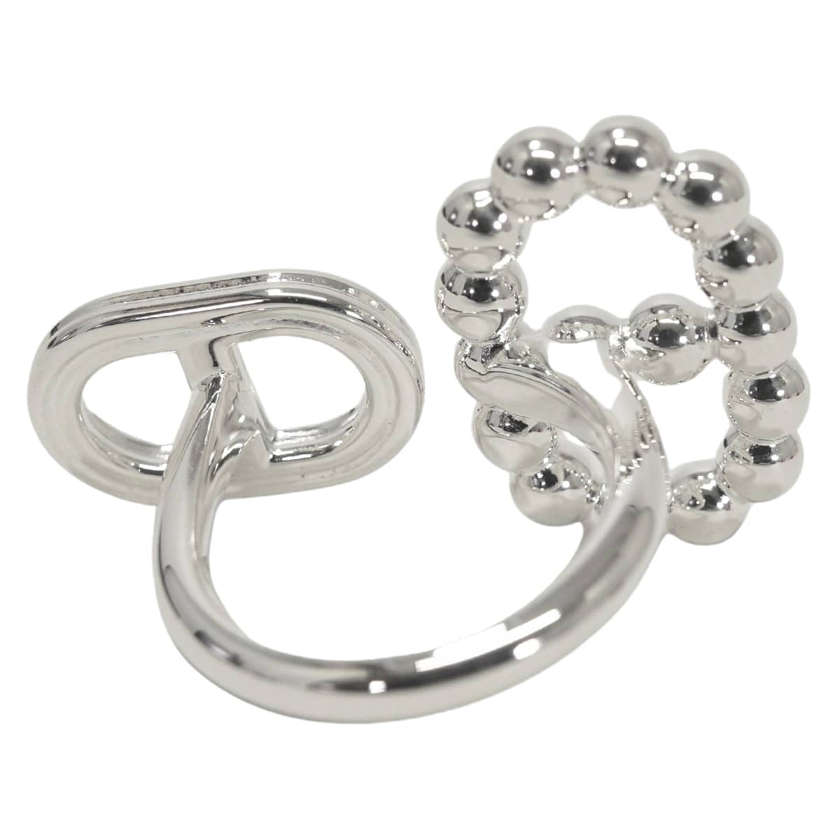 HERMES ring Chaine D'ancre Alea 2 Silver Silver925 (SV925 Ag925) #53[BRAND NEW][Authentic]
