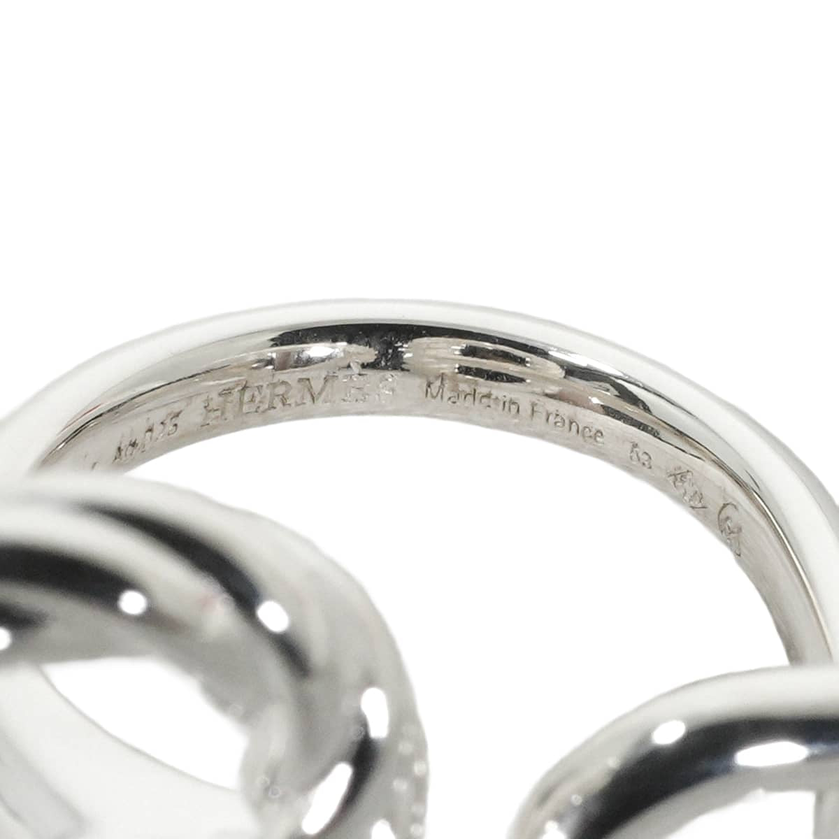 HERMES ring Chaine D'ancre Alea 2 Silver Silver925 (SV925 Ag925) #53[BRAND NEW][Authentic]