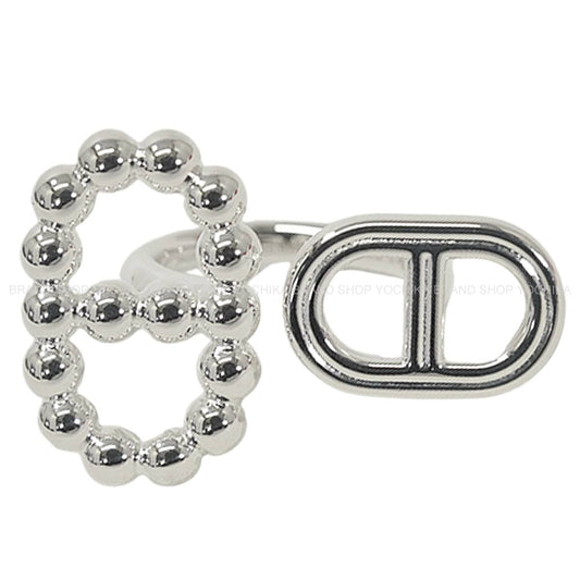 HERMES ring Chaine D'ancre Alea 2 Silver Silver925 (SV925 Ag925) #53[BRAND NEW][Authentic]