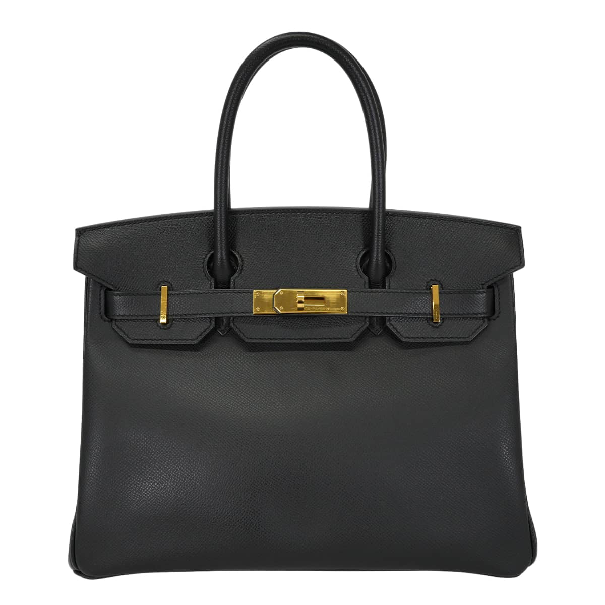 [Pre-loved] HERMES Handbag Birkin30 Noir (Black) Veau Epsom Gold HW Stamp D[LIKE NEW][Authentic]