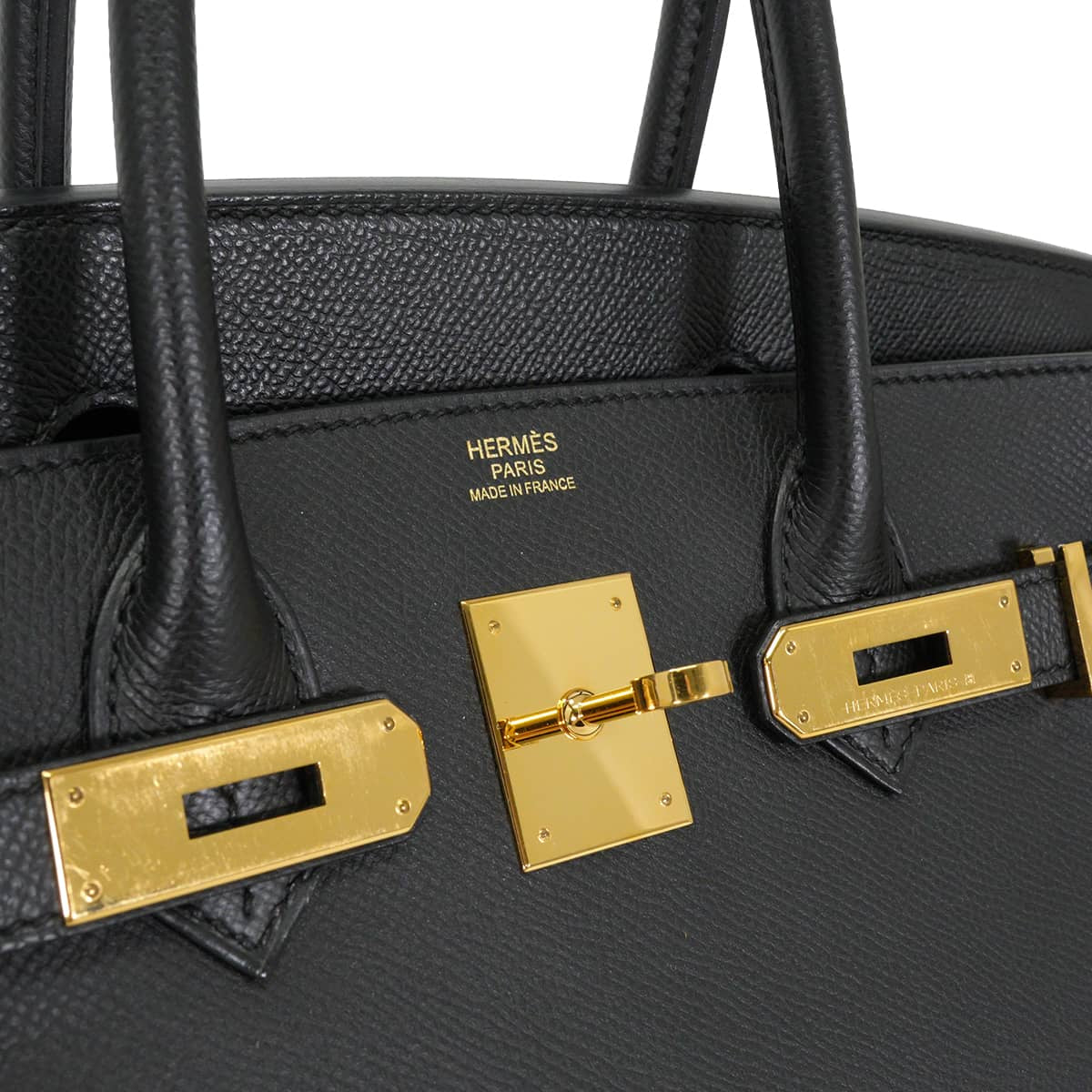 [Pre-loved] HERMES Handbag Birkin30 Noir (Black) Veau Epsom Gold HW Stamp D[LIKE NEW][Authentic]