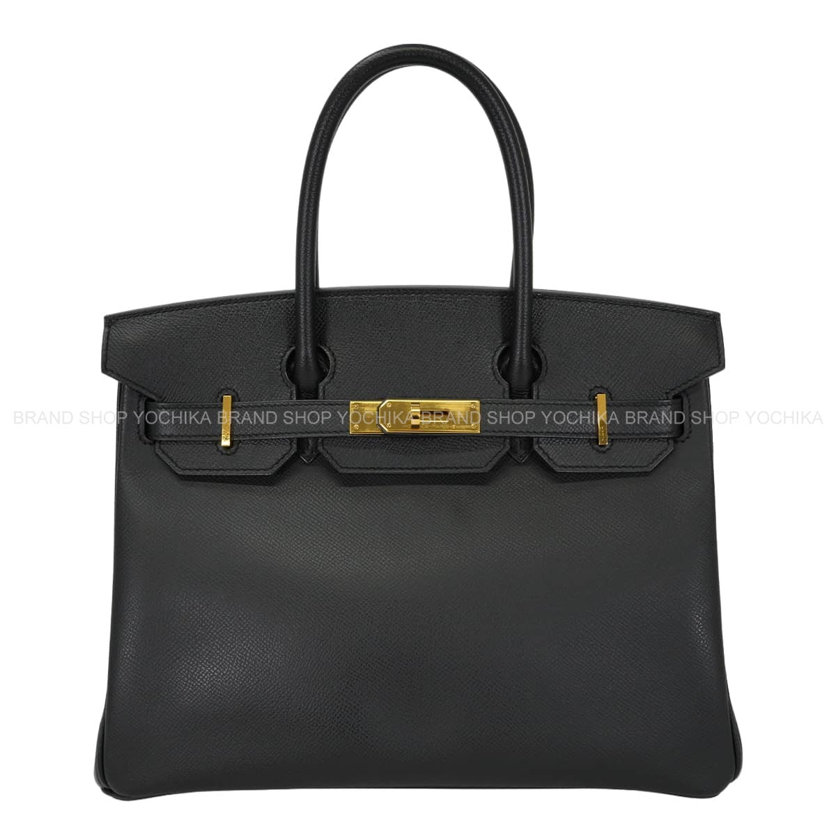 [Pre-loved] HERMES Handbag Birkin30 Noir (Black) Veau Epsom Gold HW Stamp D[LIKE NEW][Authentic]