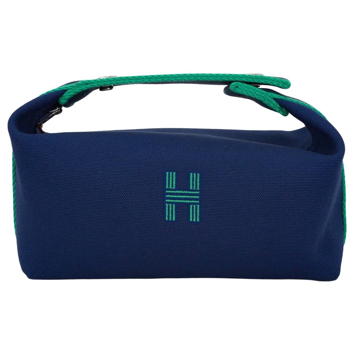 HERMES Handbag Bride a Brac PM Blue Marine Toile H Silver HW[BRAND NEW][Authentic]