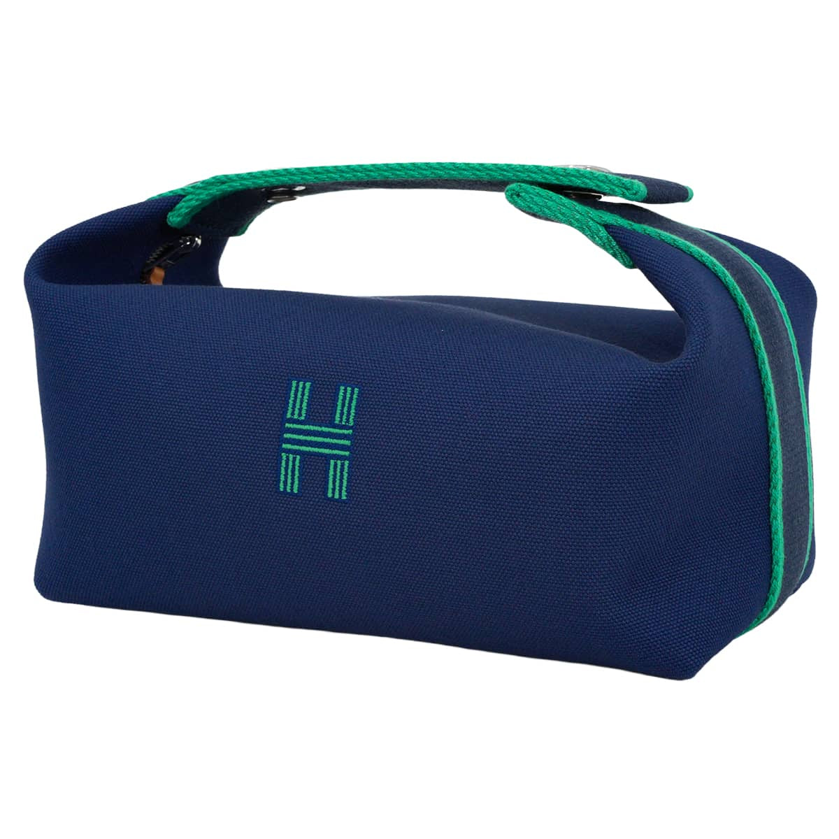 HERMES Handbag Bride a Brac PM Blue Marine Toile H Silver HW[BRAND NEW][Authentic]
