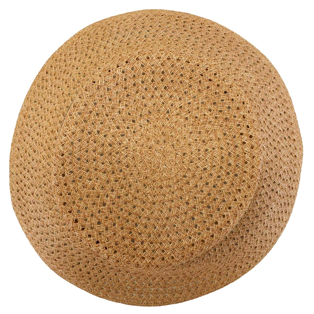 Dioriviera Capsule Collection Dior hat D-Bobby Wide Brim Straw Hat with Ribbon (Size 56) Beige/Noir (Black) Cotton Paper 34DBP924G153[EXCELLENT][Authentic]