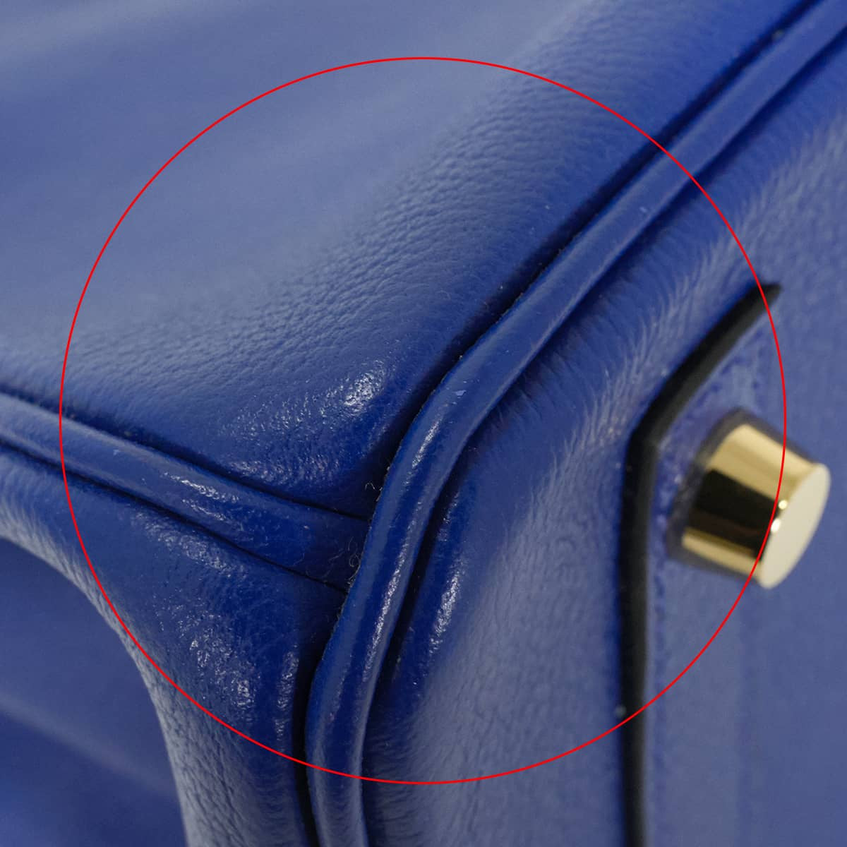 [Pre-loved] HERMES Handbag Birkin30 Bleu Electrique Taurillon Novillo Gold HW Stamp C[LIKE NEW][Authentic]