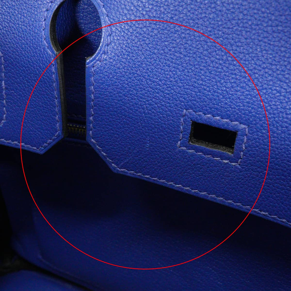 [Pre-loved] HERMES Handbag Birkin30 Bleu Electrique Taurillon Novillo Gold HW Stamp C[LIKE NEW][Authentic]