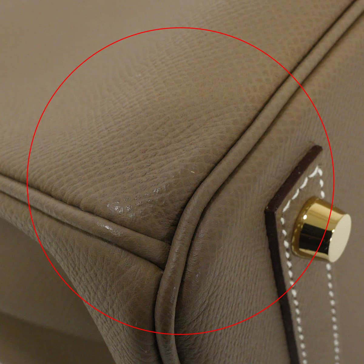 [Pre-loved] HERMES Handbag Birkin30 Etoupe Veau Epsom Gold HW Stamp B[USED SA][Authentic]