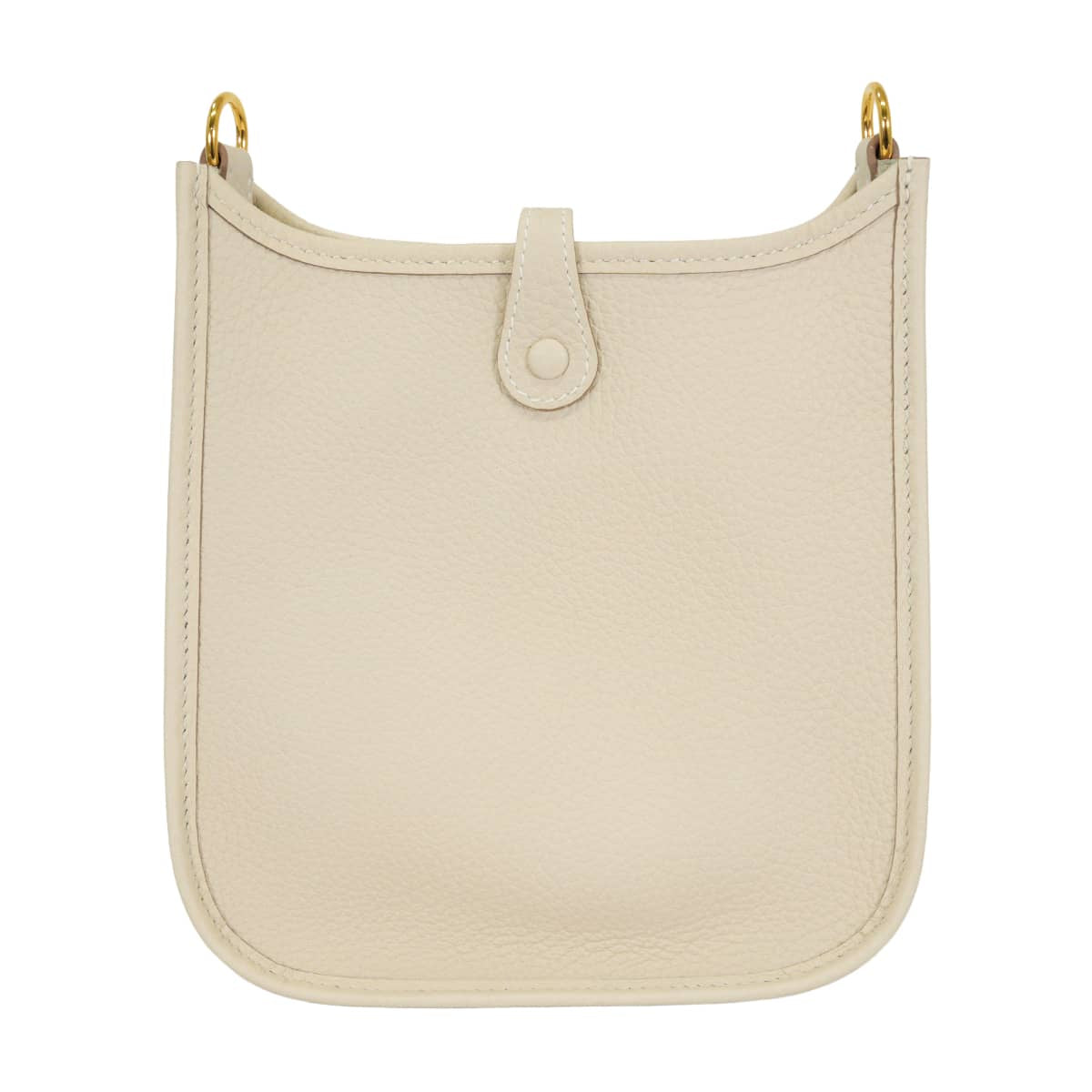 HERMES Shoulder bag Evelyne 16 TPM Amazon Craie/Blanc (White) Taurillon Clemence Gold HW Stamp Z[EXCELLENT][Authentic]