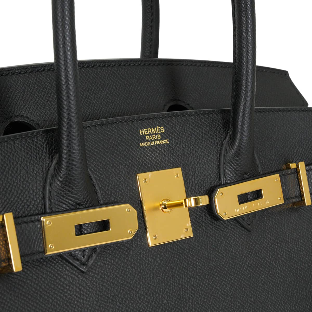 [Pre-loved] HERMES Handbag Birkin30 Sellier Sellier Noir (Black) Veau Epsom Gold HW Stamp U[LIKE NEW][Authentic]