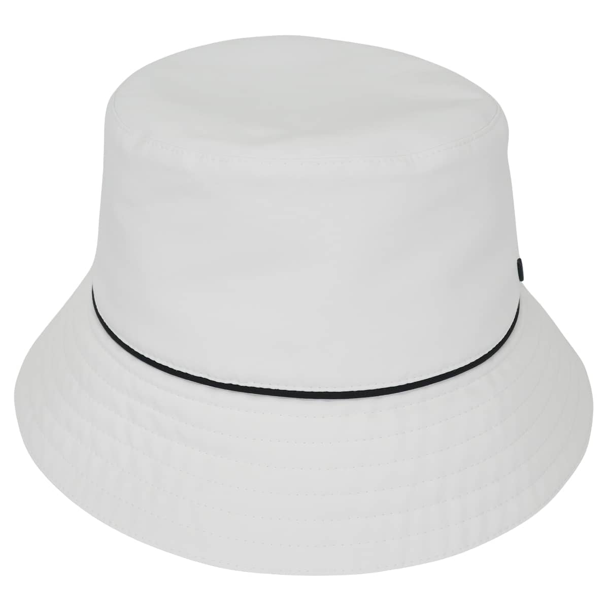 HERMES hat Men's Bucket Milo Swing Gabardine Technique Sport Blanc (White) Cotton/Nylon H261002N 9059[EXCELLENT][Authentic]