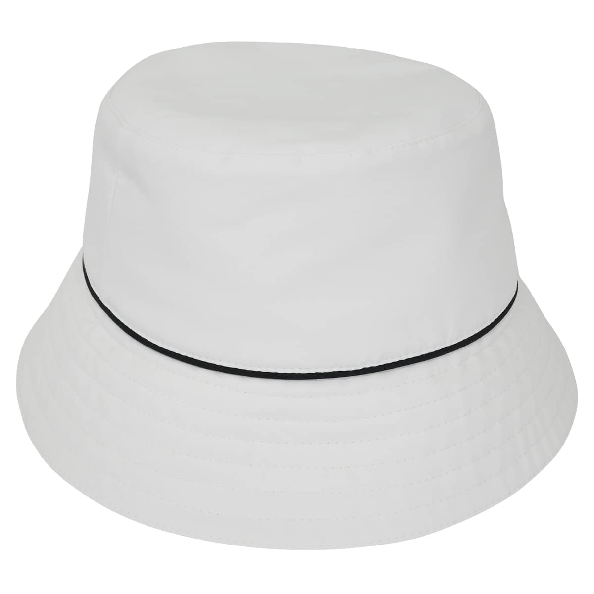 HERMES hat Men's Bucket Milo Swing Gabardine Technique Sport Blanc (White) Cotton/Nylon H261002N 9059[EXCELLENT][Authentic]