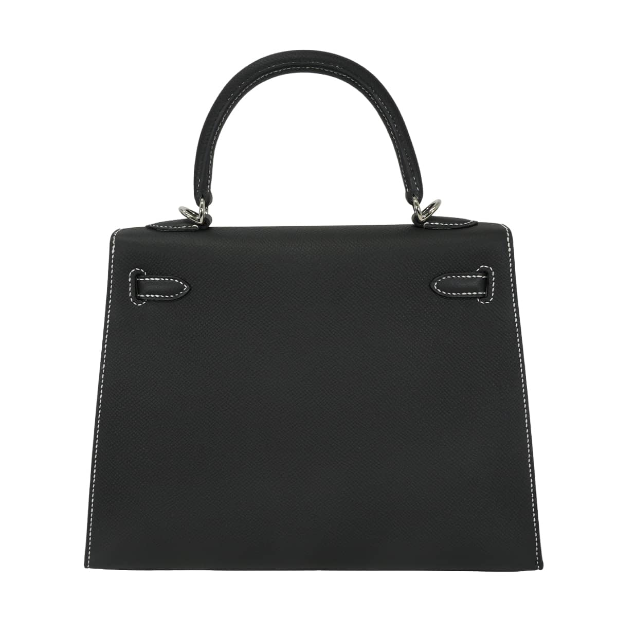 HERMES Shoulder bag Kelly25 Sellier Personal order Noir (Black)/Gris Perle Veau Epsom Silver HW Stamp G[BRAND NEW][Authentic]