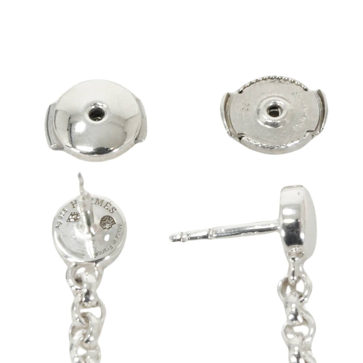 2026SS HERMES pierced earring Chaine d'Ancre Area II Silver Silver925 (SV925 Ag925)[BRAND NEW][Authentic]
