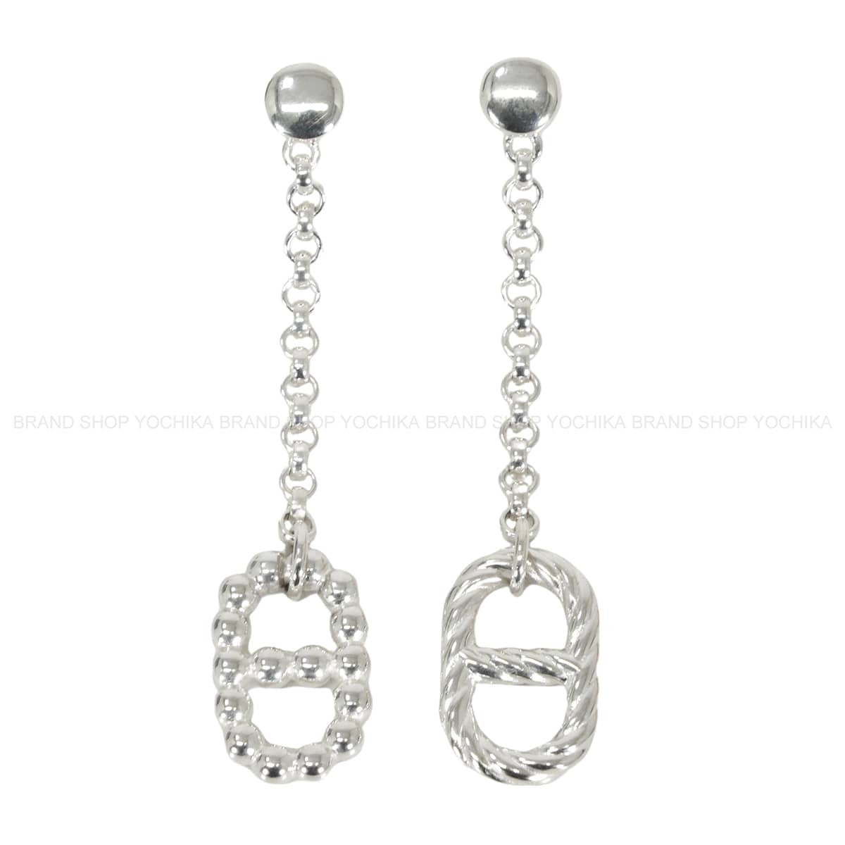 2026SS HERMES pierced earring Chaine d'Ancre Area II Silver Silver925 (SV925 Ag925)[BRAND NEW][Authentic]