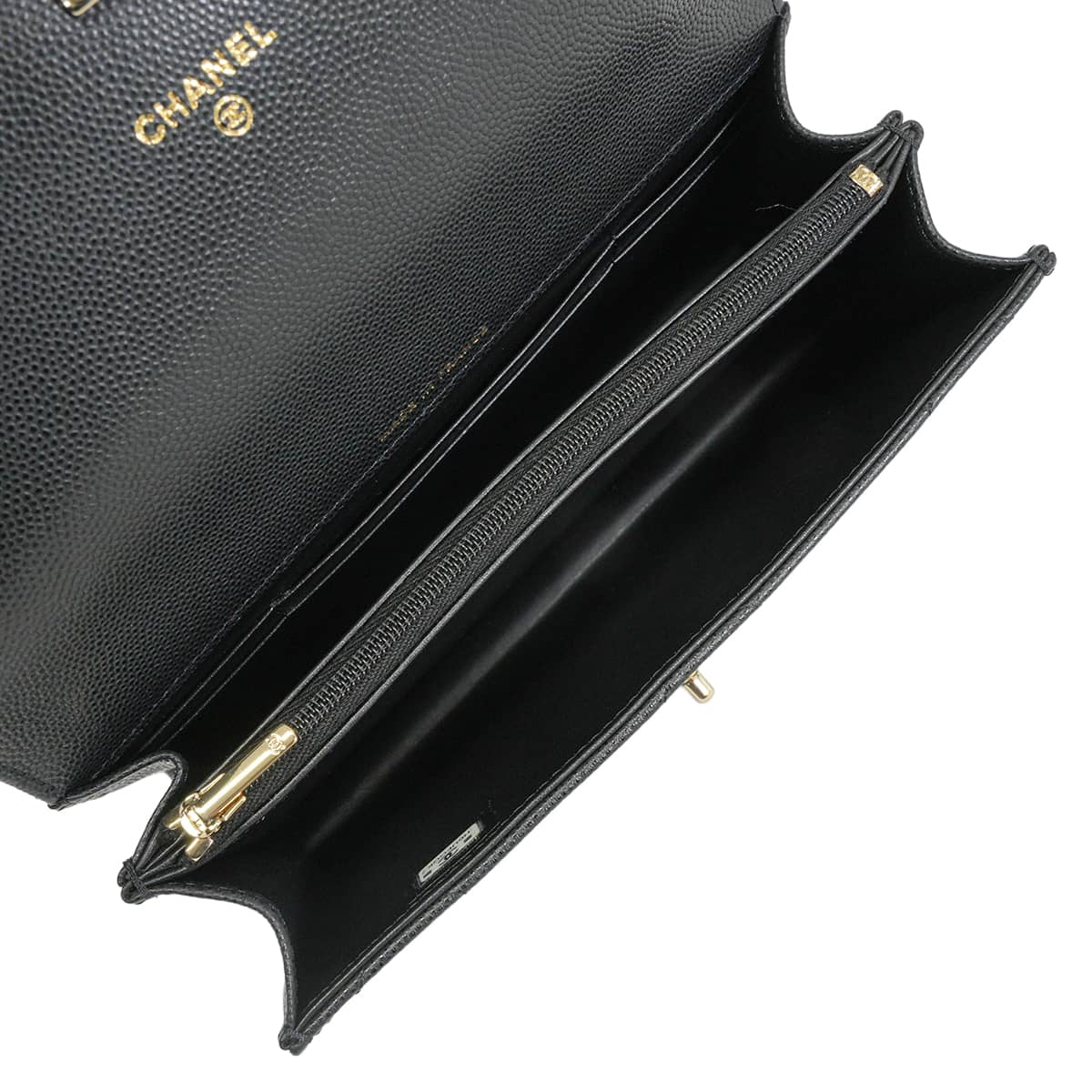 2025/26AW CHANEL Chain wallet Chain wallet Top handle Matelasse COCO Mark Noir (Black) Graind Calf(Caviarskin) Champagne Gold HW AP4931[BRAND NEW][Authentic]
