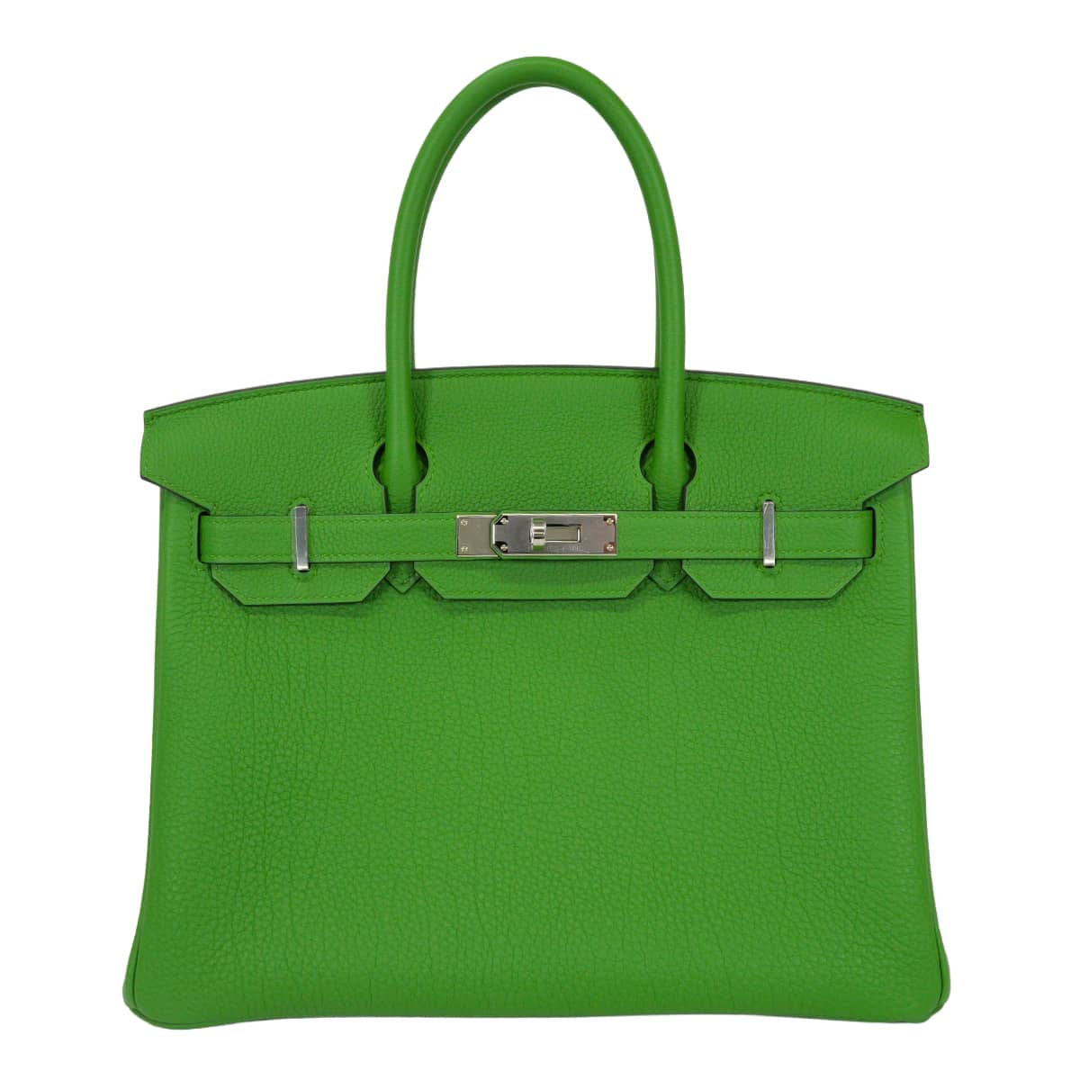 HERMES Handbag Birkin30 Vert Yucca Veau Togo Silver HW Stamp G[BRAND NEW][Authentic]