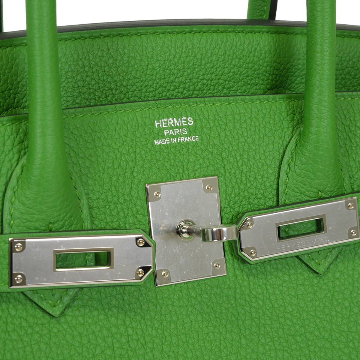 HERMES Handbag Birkin30 Vert Yucca Veau Togo Silver HW Stamp G[BRAND NEW][Authentic]