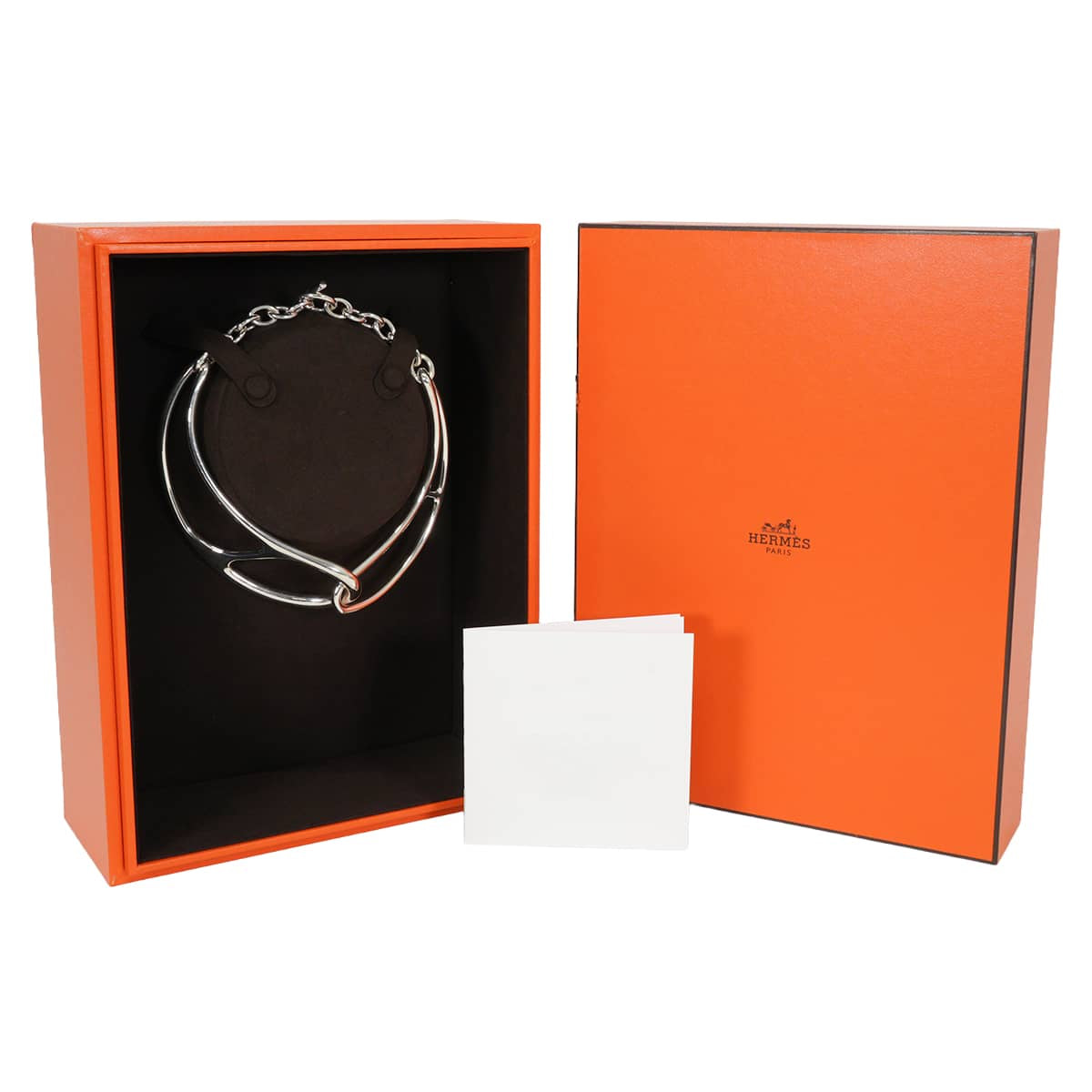 [Pre-loved] HERMES necklace Choker Chaine d'Ancre Punk #SH Silver Silver925 (SV925 Ag925)[LIKE NEW][Authentic]