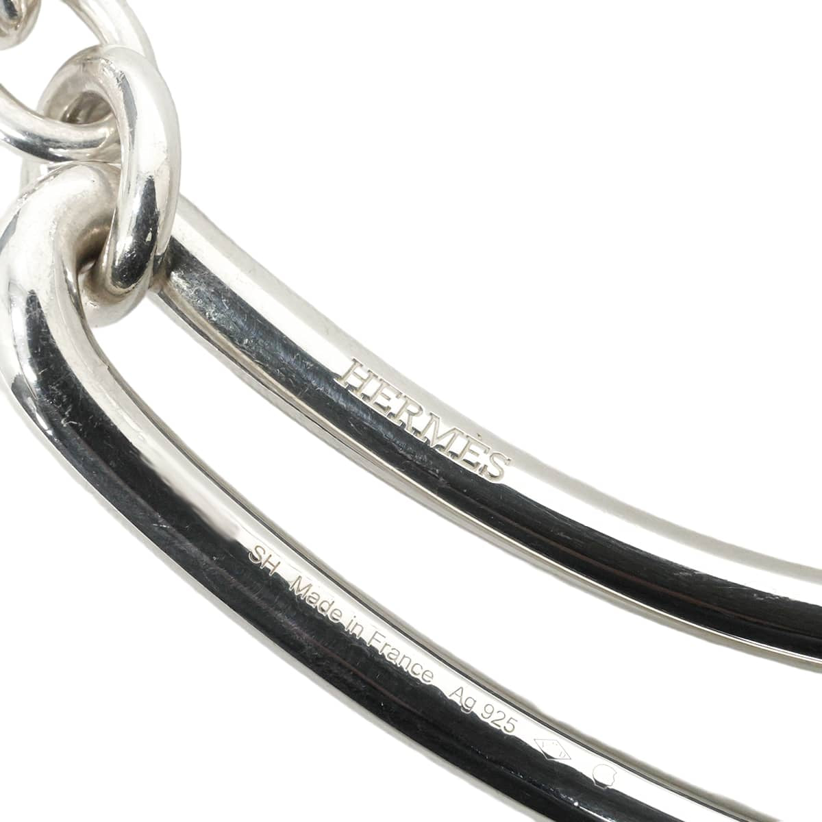 [Pre-loved] HERMES necklace Choker Chaine d'Ancre Punk #SH Silver Silver925 (SV925 Ag925)[LIKE NEW][Authentic]