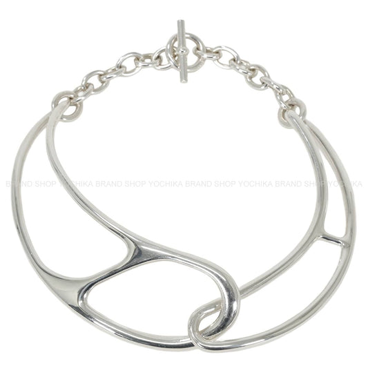 [Pre-loved] HERMES necklace Choker Chaine d'Ancre Punk #SH Silver Silver925 (SV925 Ag925)[LIKE NEW][Authentic]