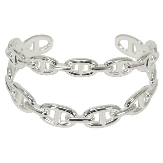 HERMES bracelet Bracelet Chaine d'Ancre Enchainee Double #ST Silver Silver925 (SV925 Ag925)[EXCELLENT][Authentic]