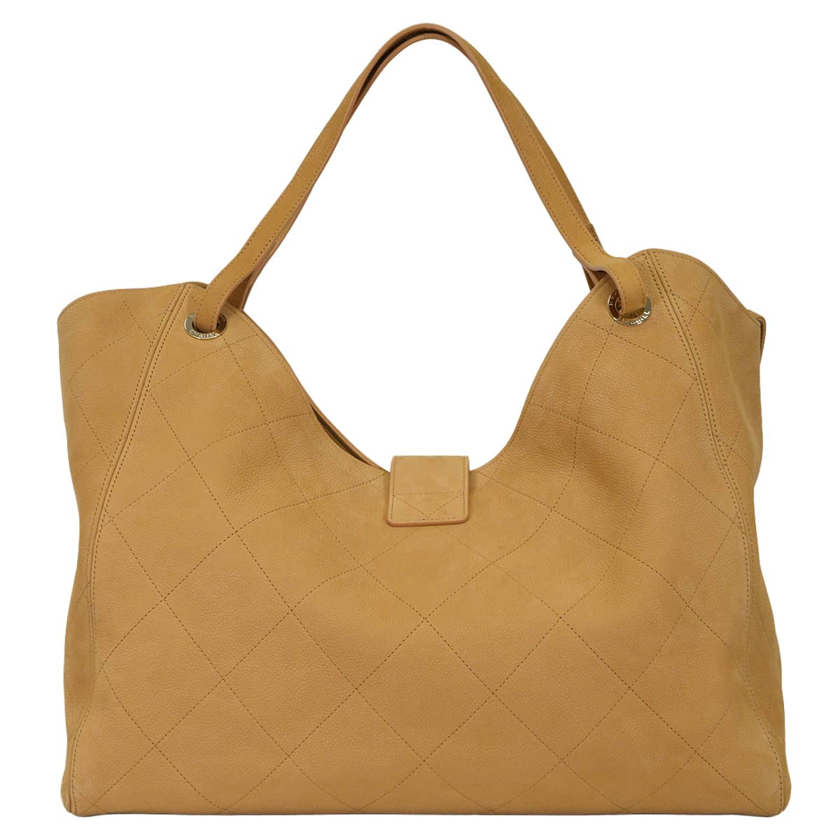 2026SS CHANEL tote bag Maxi Shopping Bag COCO Mark Matelasse Beige Grained Nubuck Calfskin Champagne Gold HW AS6146[BRAND NEW][Authentic]