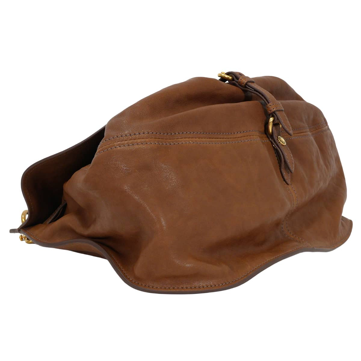 2026AW Miu Miu Shoulder bag Hobo Bag SACCARovere Nappa Aviator Antique Gold HW 5BC219[BRAND NEW][Authentic]
