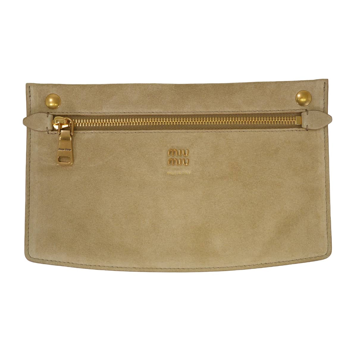 2026AW Miu Miu Shoulder bag Hobo Bag SACCARovere Nappa Aviator Antique Gold HW 5BC219[BRAND NEW][Authentic]
