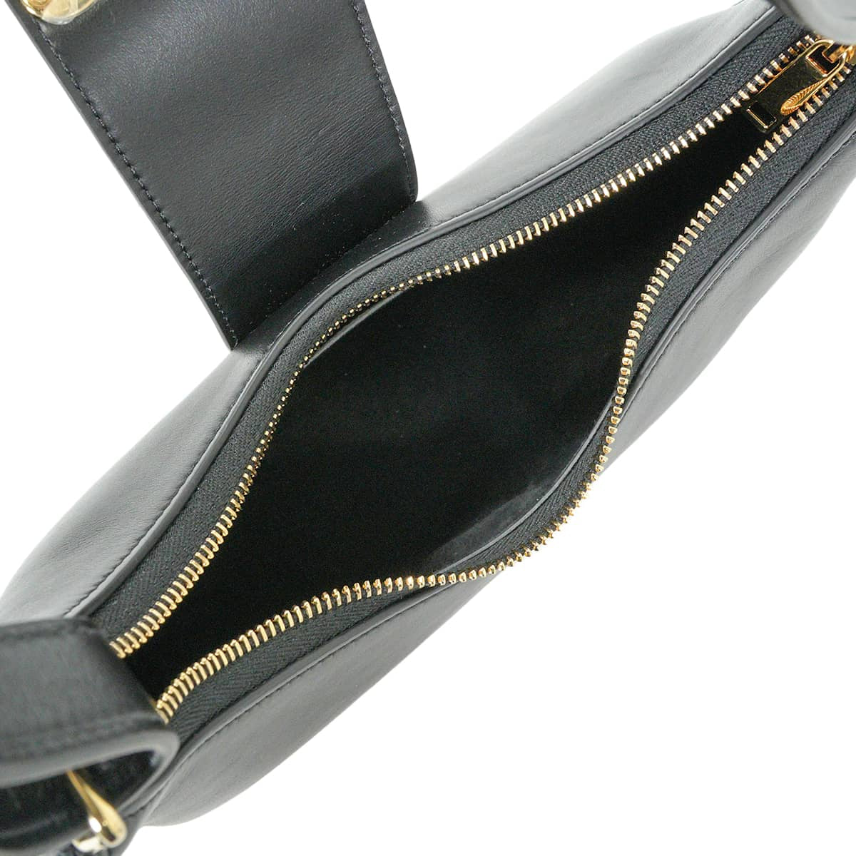 [Pre-loved] CELINE Shoulder bag AVA (Ava Triomphe) Noir (Black) Smooth carf skin Gold HW 114493DGQ.38NO[LIKE NEW][Authentic]