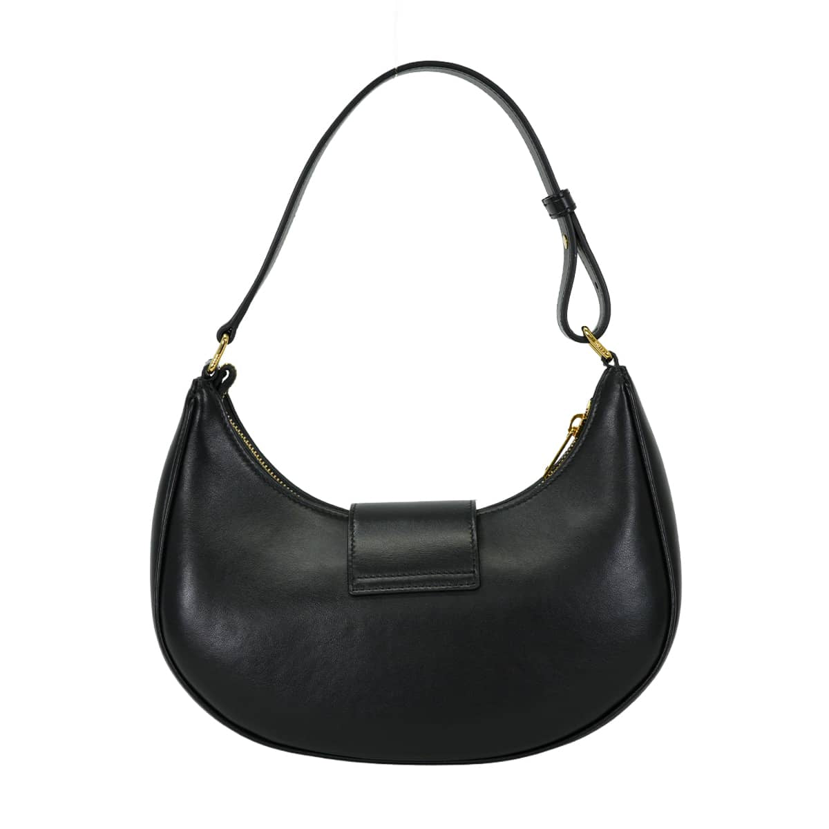 [Pre-loved] CELINE Shoulder bag AVA (Ava Triomphe) Noir (Black) Smooth carf skin Gold HW 114493DGQ.38NO[LIKE NEW][Authentic]